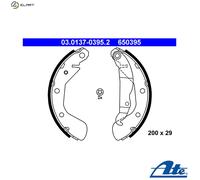 Brake shoes 03.0137-0395.2 ATE for OPEL CORSA C CORSA C Hatchback Van