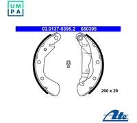 Brake shoes 03.0137-0395.2 ATE for OPEL CORSA C CORSA C Hatchback Van