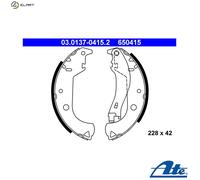 ATE 03.0137-0415.2 Brake Shoe Set