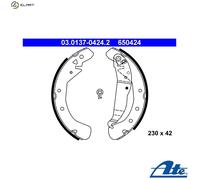 Brake shoes 03.0137-0424.2 ATE for OPEL ASTRA G Hatchback ASTRA G Estate ASTRA H