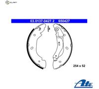 ATE 03.0137-0427.2 Brake Shoe Set Rear for