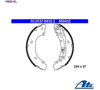 ATE 03.0137-0432.2 Brake Shoe Set