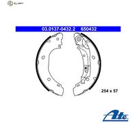 ATE 03.0137-0432.2 Brake Shoe Set