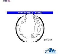 ATE 03.0137-0437.2 Brake Shoe Set