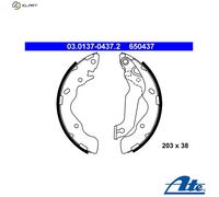 ATE 03.0137-0437.2 Brake Shoe Set