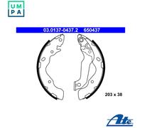 ATE 03.0137-0437.2 Brake Shoe Set