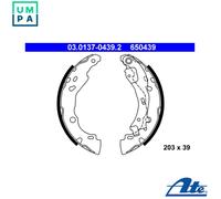 BRAKE SHOE SET 03.0137-0439.2 FOR PEUGEOT LANCIA CITROEN C3/Pluriel C2 1.4L 4cyl
