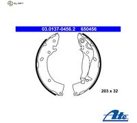 ATE 03.0137-0456.2 Brake Shoe Set