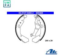 BRAKE SHOE SET 03.0137-0465.2 FOR SUZUKI WAGON/SORIO/Hatchback/R+/MPV IGNIS/II