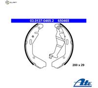 ATE 03.0137-0465.2 Brake Shoe Set