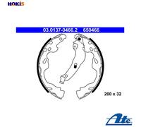 BRAKE SHOE SET 03.0137-0466.2 FOR SUZUKI PEUGEOT TOYOTA YARIS/VITZ ECHO AYGO 108