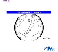 BRAKE SHOE SET 03.0137-0472.2 FOR CHEVROLET AVEO/KALOS/Hatchback/U-VA/GENTRA