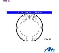 ATE 03.0137-0474.2 Brake Shoe Set