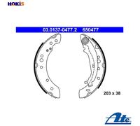 ATE 03.0137-0477.2 Brake Shoe Set