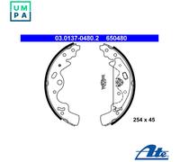 BRAKE SHOE SET 03.0137-0480.2 FOR LAND ROVER FREELANDER/Soft/Top/SUV 1.8L 4cyl