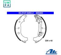 ATE 03.0137-0493.2 Brake Shoe Set
