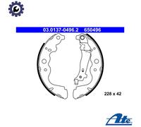 ATE 03.0137-0496.2 Brake Shoe Set