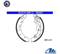 BRAKE SHOE SET 03.0137-0501.2 FOR MAZDA ZJ-VE/46 1.3L Y404 1.4L Y655/Y661 1.6L