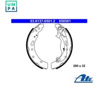 BRAKE SHOE SET 03.0137-0501.2 FOR MAZDA ZJ-VE/46 1.3L Y404 1.4L Y655/Y661 1.6L