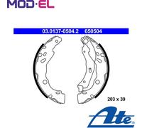 BRAKE SHOE SET 03.0137-0504.2 FOR CITROËN C3/III/Van/ORIGIN/Hatchback C4 DS3