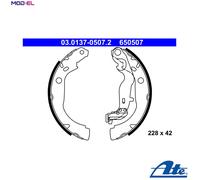 BRAKE SHOE SET 03.0137-0507.2 FOR RENAULT DACIA H5H 460 1.3L K9K658/858 1.5L