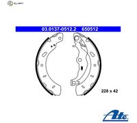 BRAKE SHOE SET 03.0137-0512.2 FOR FORD TRANSIT/COURIER/B460/Box/Body/MPV 1.0L