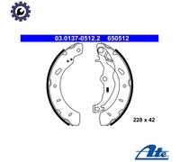 BRAKE SHOE SET 03.0137-0512.2 FOR FORD TRANSIT/COURIER/B460/Box/Body/MPV 1.0L