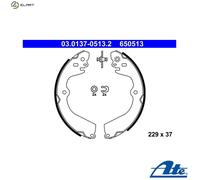 BRAKE SHOE SET 03.0137-0513.2 FOR NISSAN NV200/Bus/EVALIA/Van K9K608/628 1.5L