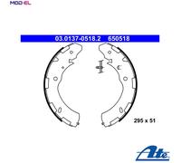 BRAKE SHOE SET 03.0137-0518.2 FOR MITSUBISHI CHALLENGER/II PAJERO/SPORT L200