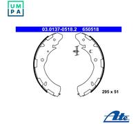 ATE 03.0137-0518.2 Brake Shoe Set