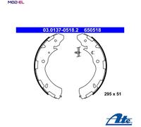 ATE 03.0137-0518.2 Brake Shoe Set