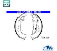 ATE 03.0137-0521.2 Brake Shoe Set