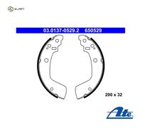 BRAKE SHOE SET 03.0137-0529.2 FOR SUZUKI Z 13 DTJ/D13A/Z13DT 1.2L M13A 1.3L 4cyl