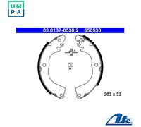 ATE 03.0137-0530.2 Brake Shoe Set