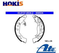 BRAKE SHOE SET 03.0137-0534.2 FOR SUZUKI CELERIO K10C 1.0L K10B 1.0L 3cyl