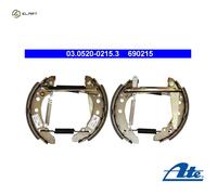 BRAKE SHOE SET 03.0520-0215.3 FOR VW DERBY POLO/II/CLASSIC/Hatchback/Van LUPO