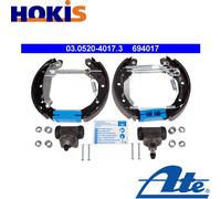 REAR BRAKE SHOE SET 03.0520-4017.3 ATE I