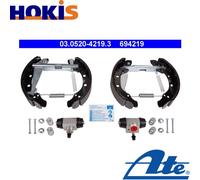REAR BRAKE SHOE SET 03.0520-4219.3 ATE I