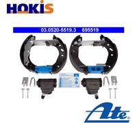 ATE 03.0520-5519.3 Brake Set, drum brakes
