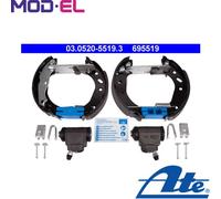 ATE 03.0520-5519.3 Brake Set, drum brakes