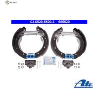 ATE 03.0520-5520.3 Brake Set, drum brakes