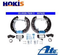 BRAKE SHOE SET 03.0520-7620.3 FOR CITROËN C2/ENTERPRISE C3/Pluriel PEUGEOT
