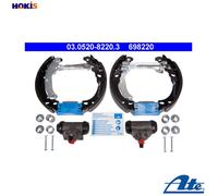 ATE 03.0520-8220.3 Brake Set, drum brakes