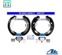 BRAKE SHOE SET 03.0521-0420.3 FOR FORD FOCUS/III/Turnier/Hatchback/Van B-MAX