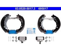 Brake shoes Pre-assembled 03.0520-5017.3 ATE for DACIA RENAULT