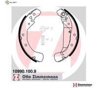 Brake shoes 10990.100.9 ZIMMERMANN for OPEL ASTRA F Estate VECTRA B Hatchback