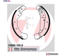 Brake shoes 10990.100.9 ZIMMERMANN for OPEL ASTRA F Estate VECTRA B Hatchback