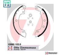 BRAKE SHOE SET 10990.103.0 FOR RENAULT K7M703/702/790 1.6L 4cyl MEGANE I