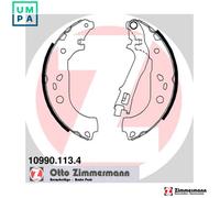 Brake shoes 10990.113.4 ZIMMERMANN for FIAT OPEL