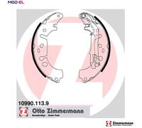 Brake shoes 10990.113.9 ZIMMERMANN for OPEL FIAT PEUGEOT
